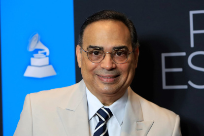 El salsero puertorriqueño Gilberto Santa Rosa en Las Vegas, Nevada (EE.UU.), este 17 de noviemebre de 2021.