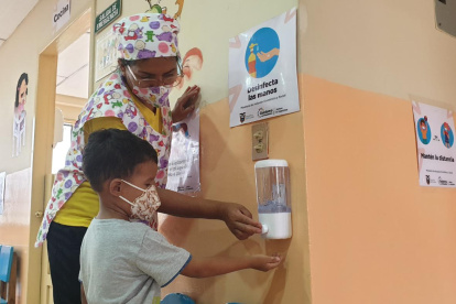 Uno de los centros de Desarrollo Infantil que esta semana reabrió sus puertas.