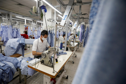 No hay la suficiente mano de obra para trabajar en las fábricas.EFE  Ho Chi Minh