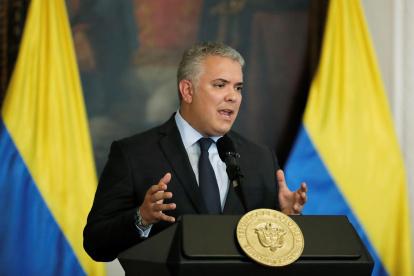 El presidente de Colombia, Iván Duque, en una fotografía de archivo.