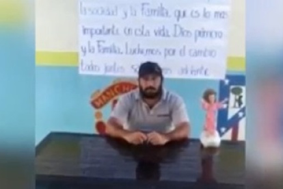 Caprtura de pantalla del audiovisual subido por Alias Fito.