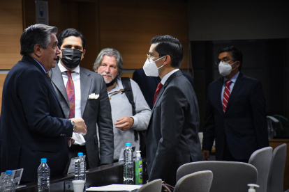 El ministro de Trabajo, Patricio Donoso, presidió la segunda reunión del CNTS.