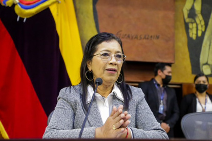 La titular de la Asamblea, Guadalupe Llori, convocó la sesión para las 16:30.