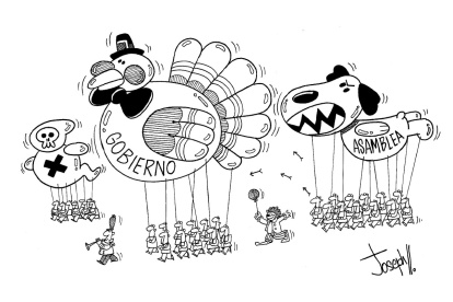 Desfile por la cosecha política