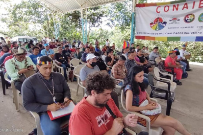 Encuentro. En Unión Base se desarrolló el Consejo Ampliado de la agrupación indígena.