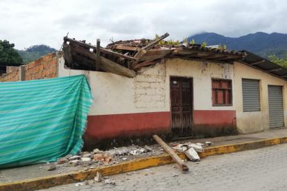 Algunas localidades de Loja resultaron afectadas por el movimiento telúrico.
