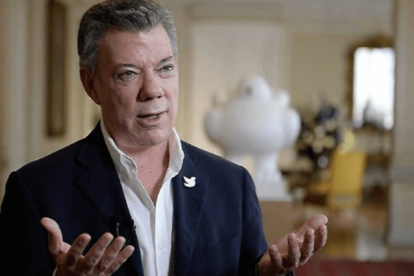 El expresidnete de Colombia.