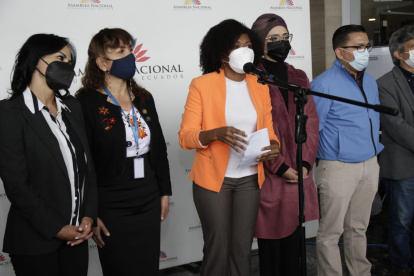 Paola Cabezas, asambleísta de UNES, aseguró que no hubo ningún pacto con el Gobierno.