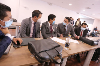 Abogados. Marcelo Icaza y Édgar Molina defienden al exalcalde Jorge Yunda.