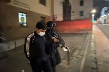 Sospechoso. Brayan, el presunto miembro del cartel de Sinaloa.