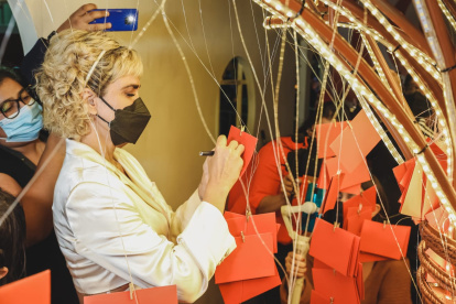 La alcaldesa Cynthia Viteri, en una reciente aparición en público.