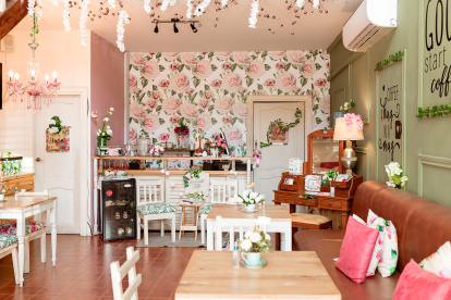 Los espacios llenos de detalles son ideales para postales durante el brunch. En la imagen: Bendito Café.