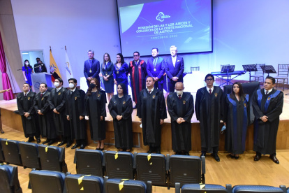 En febrero pasado fueron posesionados once jueces nacionales titulares y dos suplentes.