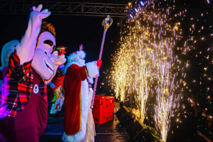 En El Tablazo, en Santa Elena, un concierto navideño dio por inaugurada las fiestas.