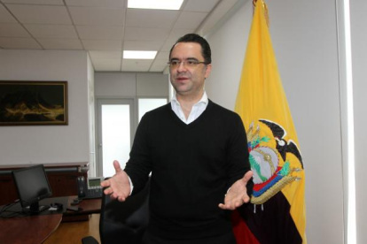 El viceministro de Economía, José Gabriel Castillo, mantuvo entrevistas con varios medios este 8 de diciembre de 2021.