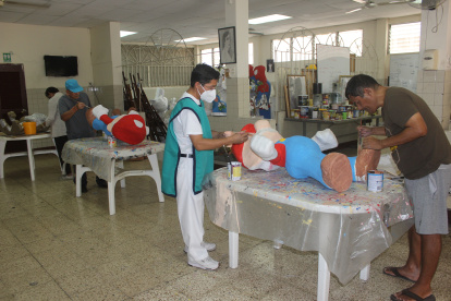 Trabajos. La elaboración inició hace pocos días.