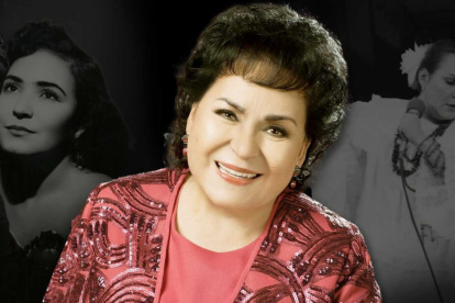 La actriz Carmen Salinas trabajó al lado de grandes figuras del cine como María Félix.