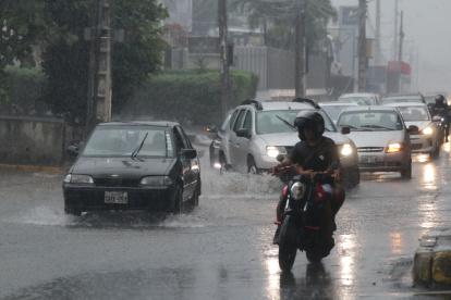 El norte de la ciudad fue la que más estragos sufrió por la lluvia.