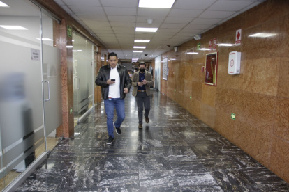 Vacancia. El movimiento ayer en la Asamblea Nacional, salvo por algunas comisiones, fue menor que otros días.