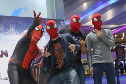 Tom Holland y su traje arácnido atrajo a miles de personas en los cines de Guayaquil con la llegada de No Way Home.