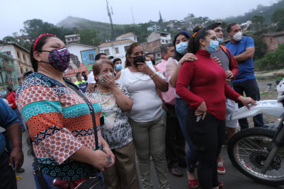 Una pesadilla. Los habitantes de Zaruma vivieron una noche de terror el miércoles 15 de diciembre