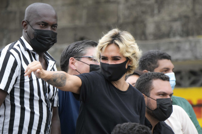 Funcionaria. Viteri e una reciente aparición pública.