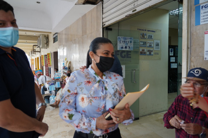 Versión. La legisladora compareció ante la fiscal provincial a las 10:00.