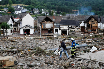 Inundaciones. Las lluvias en  Alemania dejaron 181 muertes.