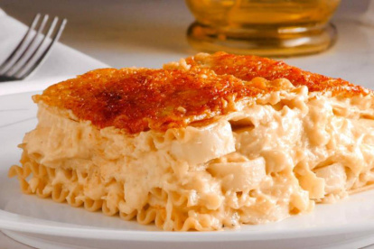 Deliciosa lasaña de palmito