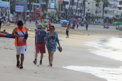 Restricciones. El uso de las playas del cantón peninsular tendrá horario y el uso de la mascarilla será obligatorio.
