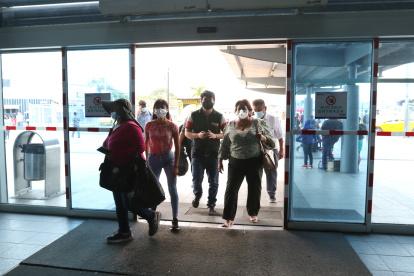 En la terminal terrestre no se pide carné de vacunación.