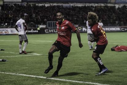 Raúl Becerra hizo 18 goles en la temporada 2019, la última que jugó para Deportivo Cuenca.