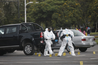 Quito. En la avenida De Los Shyris ocurrió un caso de sicariato de septiembre ded 2021.