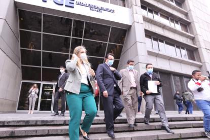 Denuncia. Villavicendio presentó el informe en la Fiscalía para que abra una investigación