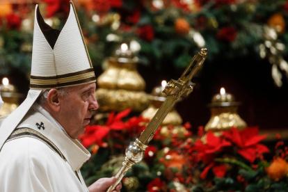 Para evitar el riesgo de contagios por coronavirus se suspende la tradicional visita al pesebre instalado en la Plaza San Pedro