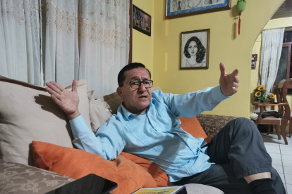 José Victoriano Ochoa recibió a EXPRESO en su domicilio.