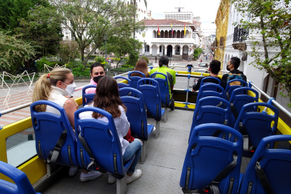 Actividad. Los ‘city tour’ fueron una de las opciones preferidas de los turistas.