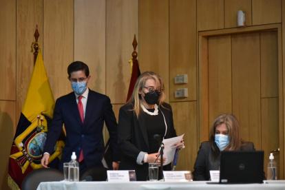 El gerente del Banco Central del Ecuador. Guillermo Avellán, presentó los resultados económicos del tercer trimestre de 2021.