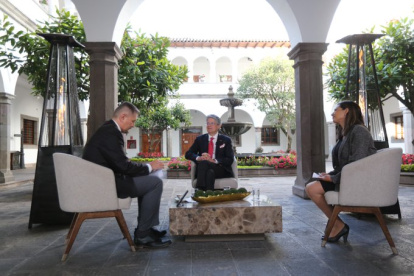 Esta es la primera entrevista que el primer mandatario otorga en 2022.