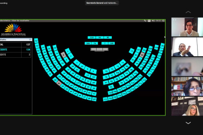 134 de los 137 asambleístas participan en la sesión que analiza una pre-consulta legislativa sobre 10 artículos que tratan derechos colectivos de distintas comunidades.