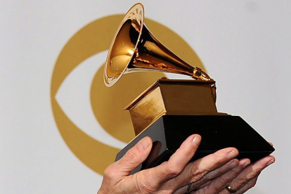 Imagen de archivo de una estatuilla Grammy