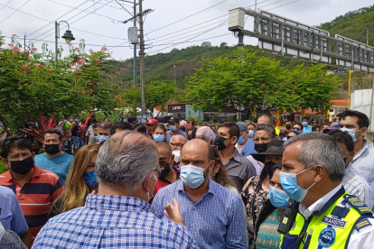 Situación. Días atrás se realizó un plantón fuera del edificio de la ATM, en Los Ceibos.