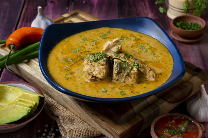 Sancocho de albacora.