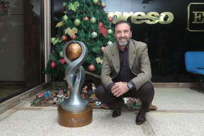 Nassib Neme visitó EXPRESO luego de ser campeón con Emelec en 2017.