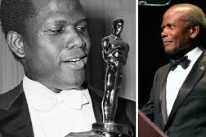 El actor en su juventud, al ganar su primer Óscar. En la foto de la derecha, en una gala celebrada hace poco tiempo.