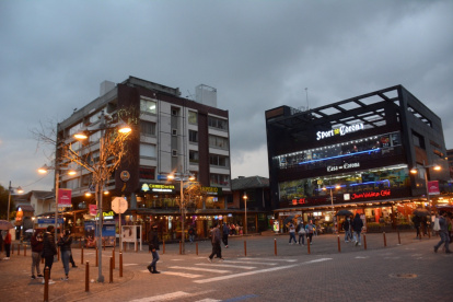 Plaza. La afluencia de personas en el sector ha caído y no ha logrado recuperarse.