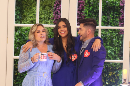 Michela con Úrsula Strenge y Jorge Heredia