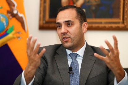 El ministro ecuatoriano de Exteriores, Juan Carlos Holguín