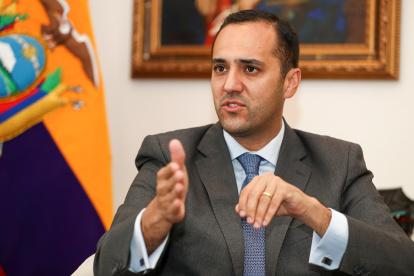 El ministro ecuatoriano de Exteriores, Juan Carlos Holguín
