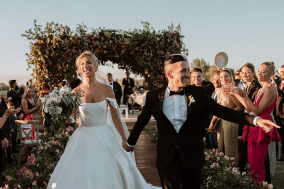 La ceremonia religiosa se realizó en el municipio de Exaltación de la Cruz cerca de Buenos Aires.